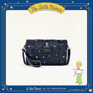 【OUTDOOR】 【小王子Le Petit Prince聯名款】閃耀星空系列 手拿／側背二用包-星空藍 LPP76025-98