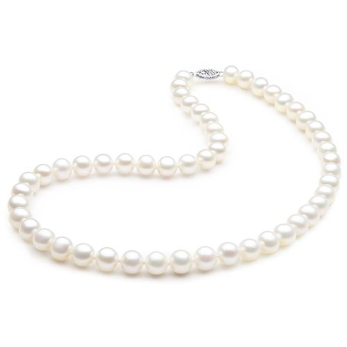 real gold pearl necklace