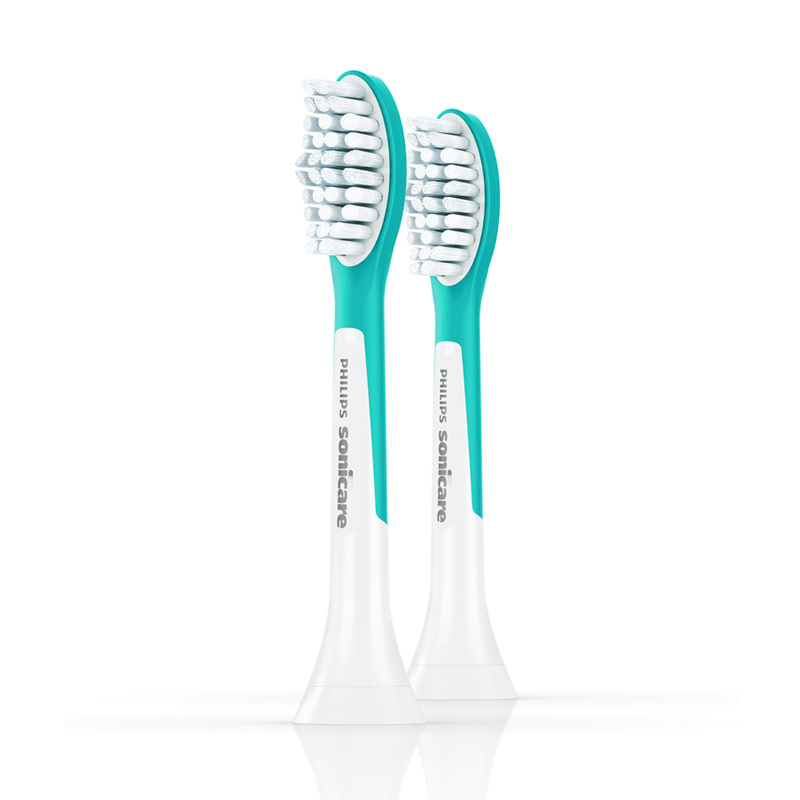 【PHILIPS 飛利浦】HX6042 兒童音波牙刷標準刷頭｜一盒兩入裝｜適用HX6322/HX6311｜美國製造｜原廠公司貨