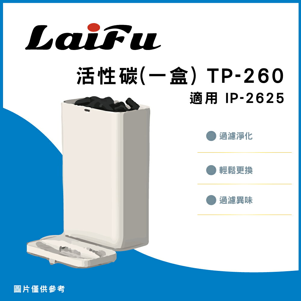 滿額現折180★LAIFU 廚餘機用除臭活性碳盒 TP-260 適用 LAIFU IP-2625