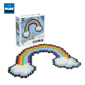 【++Plus-Plus 加加積木】小顆粒 拼圖系列－彩虹 500pcs