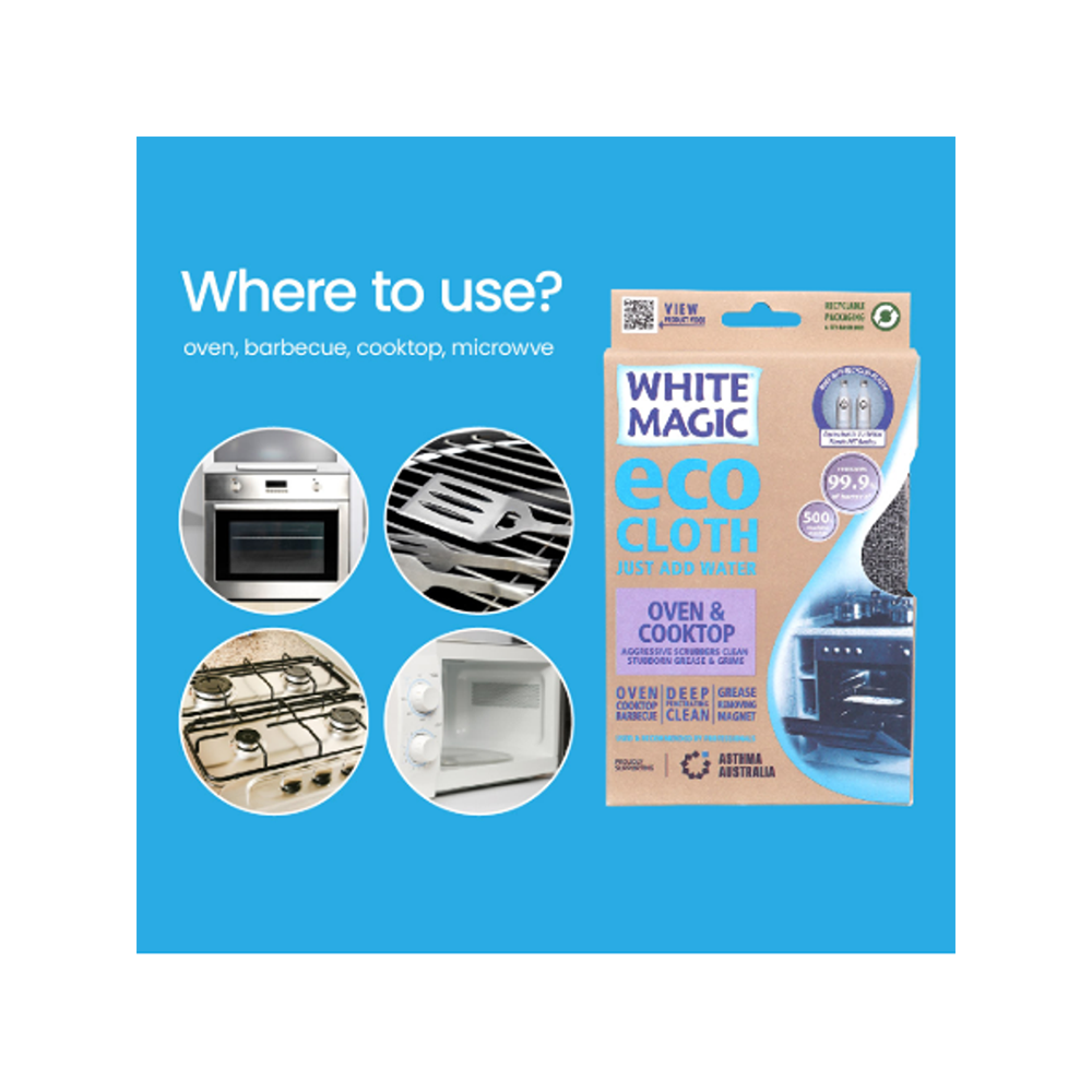 【White Magic】 環保纖維布-烤箱和爐灶專用｜滿額領券再折⚡專櫃保養彩妝 品牌香氛 2