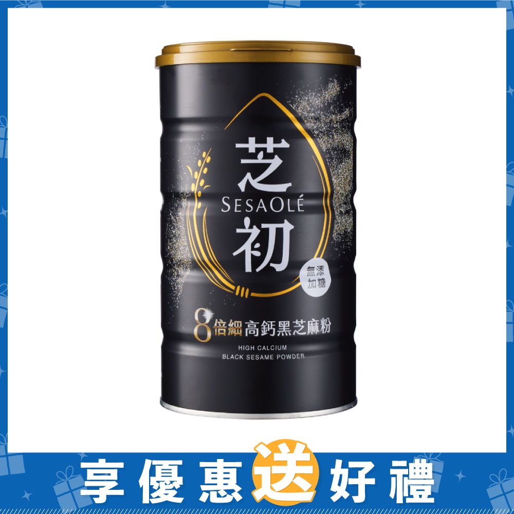 SesaONE 芝初 8倍細高鈣黑芝麻粉 (380g/罐)【杏一】