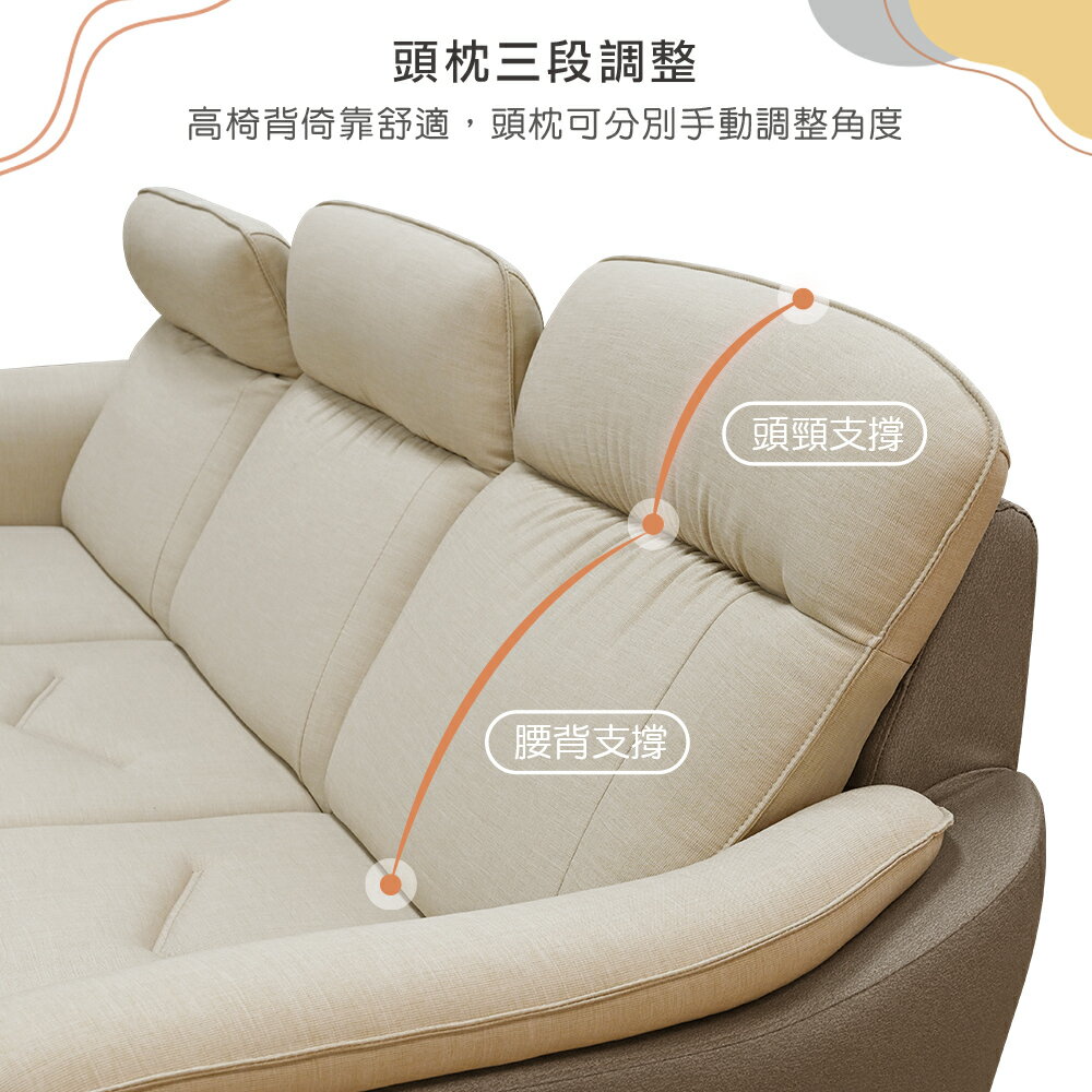 【新生活家具】《斯麥爾》🐱🐶涼感布 L型沙發 耐刮耐磨 貓抓皮 滑軌 台灣製造 可訂製 布沙發 1234人座 工廠直營 2