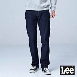 Lee 743中腰舒適直筒牛仔褲-深藍色-男款