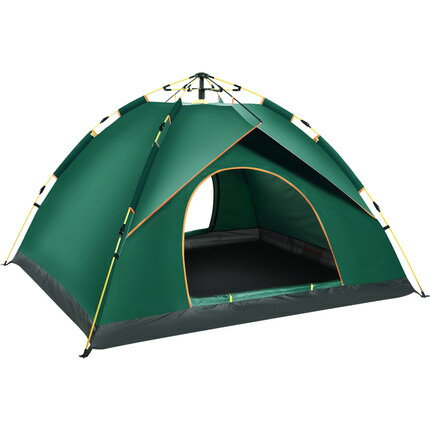 戶外帳篷 野營加厚防暴雨露營裝備全自動3-4人室內2人單人野外『CM35513』