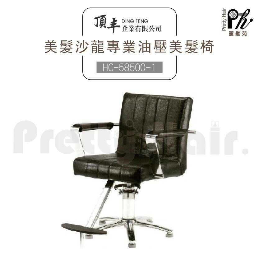 【麗髮苑】專業沙龍設計師愛用 質感佳 創造舒適美髮空間 油壓椅 美髮椅 營業椅 HC-58500-1