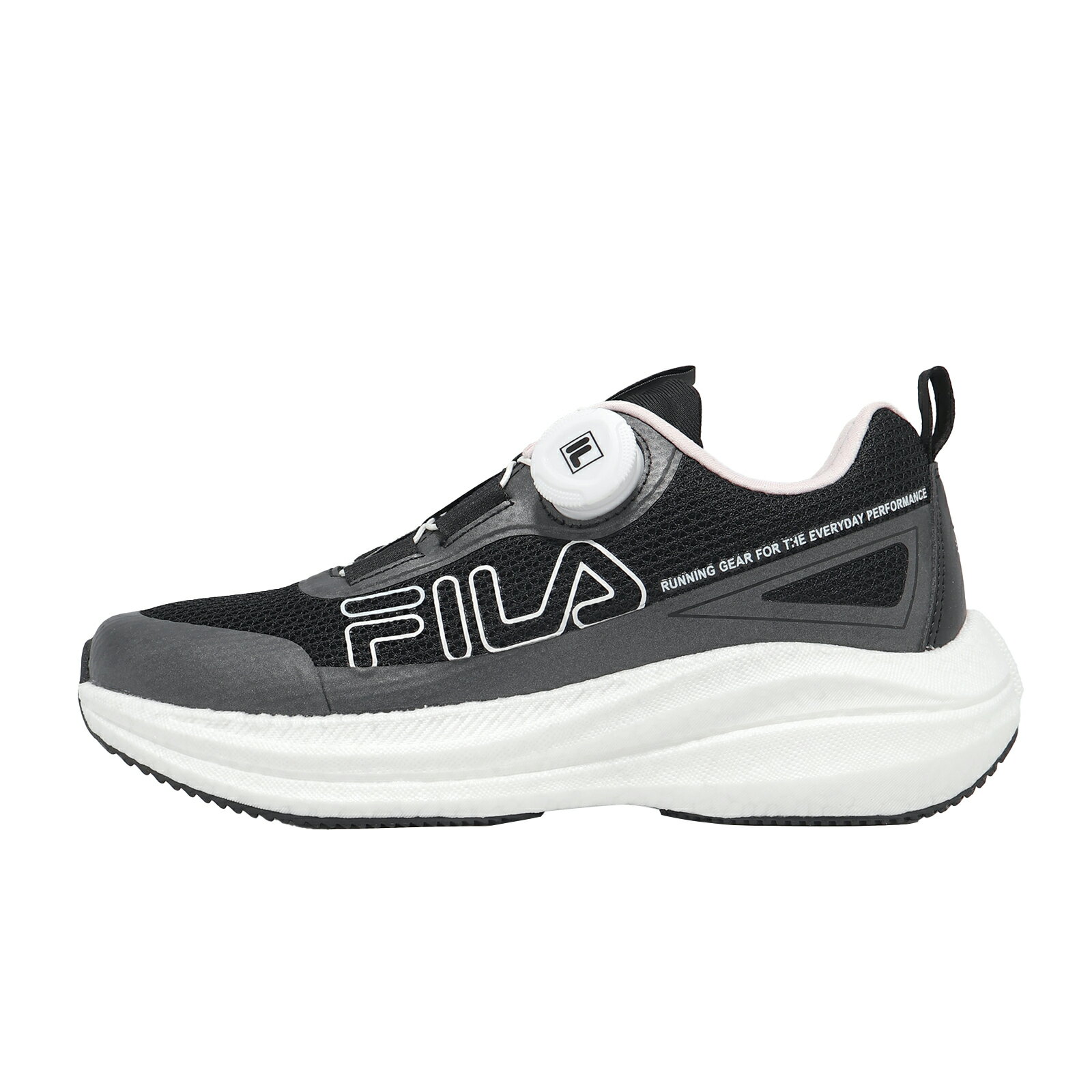 Fila 慢跑鞋 Bon Voyage 女鞋 黑 緩衝 旋鈕 運動鞋 5J315Z000