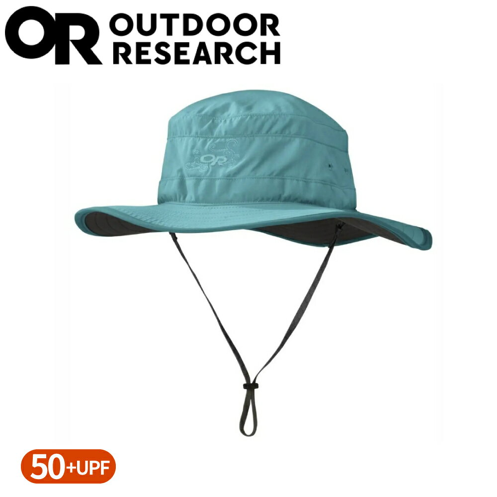 【Outdoor Research 美國 女 抗UV透氣中盤帽《藍綠》】243442/遮陽帽/圓盤帽/登山健行