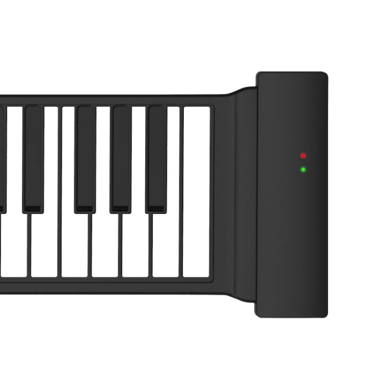 手捲電子鋼琴88鍵盤便攜式專業初學者兒童簡易練習軟摺疊鋼琴神器 【四季小屋】