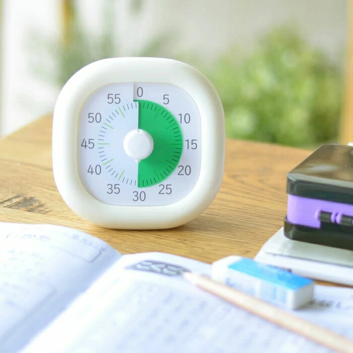 日本sonic索尼克可愛學生視覺化計時器電子鬧鐘兒童備考贈送電池