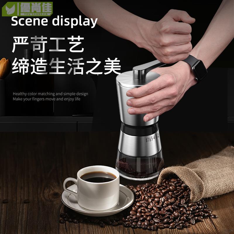 手磨咖啡機迷你手搖咖啡豆研磨器家用小型磨豆機便攜式現磨咖啡機