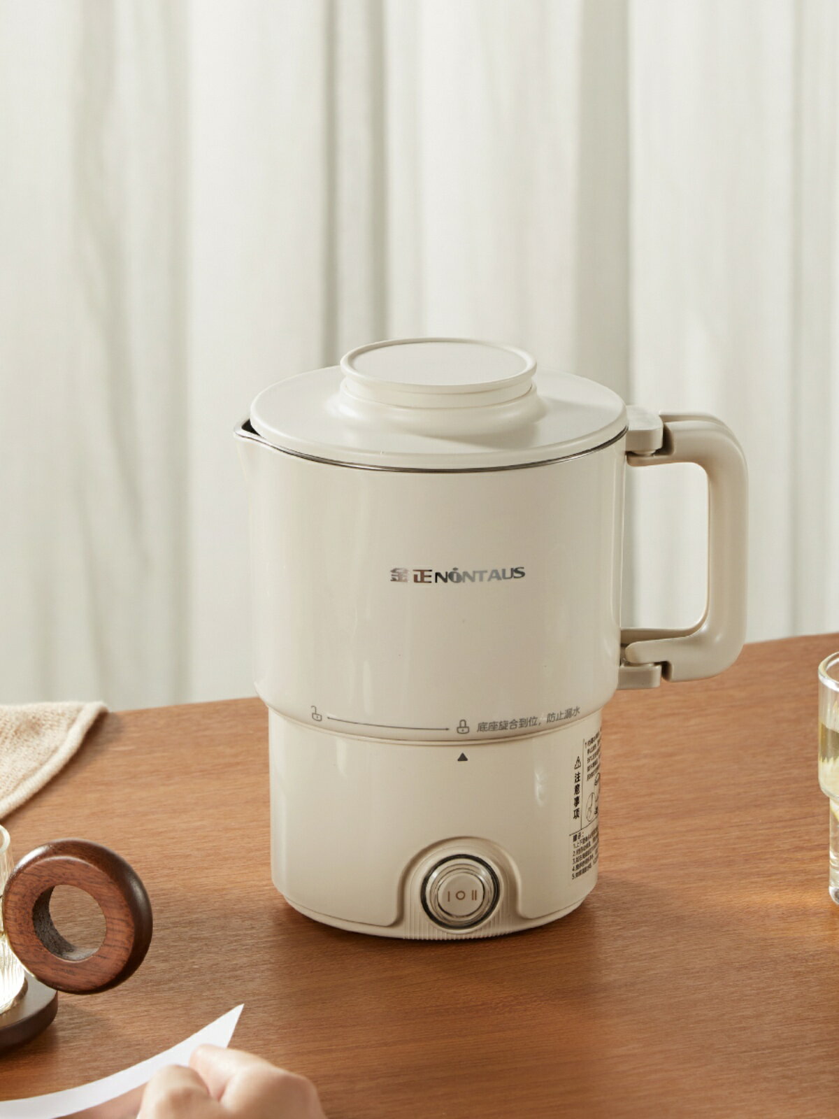 金正折疊水壺便攜式旅行保溫出差迷你戶外小型保溫一體電熱燒水杯