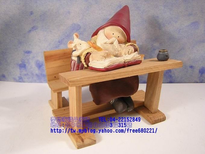 Gnomy`s荷蘭娃娃特約專賣店-2002Gnomy's 荷蘭娃娃 G0201 老公公書桌(大)  ★ Zakka'fe ★