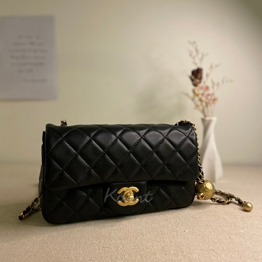 CHANEL 黑金CF20金球 CF金球