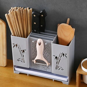 壁掛式筷子筒創意筷托瀝水筷子籠家用筷籠筷筒廚房餐具勺子收納盒