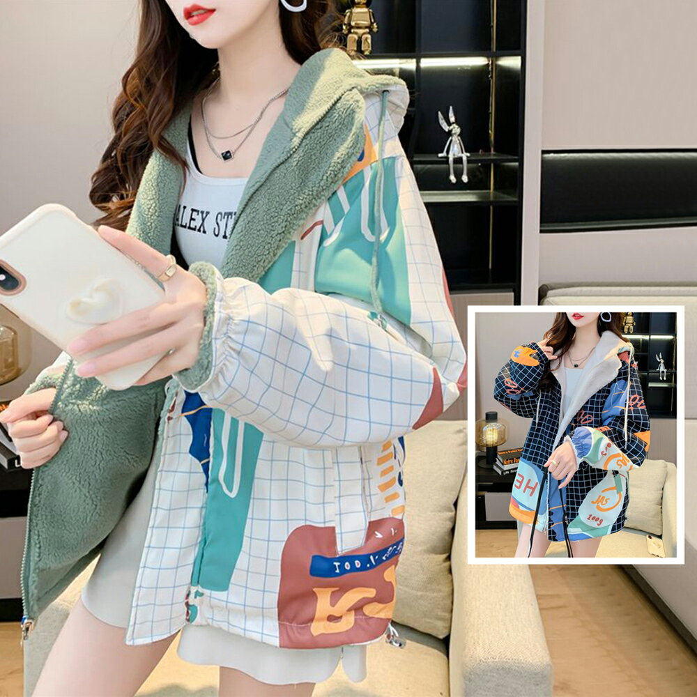 ＊ORead＊加絨正反面穿工裝外套(2色M~2XL)