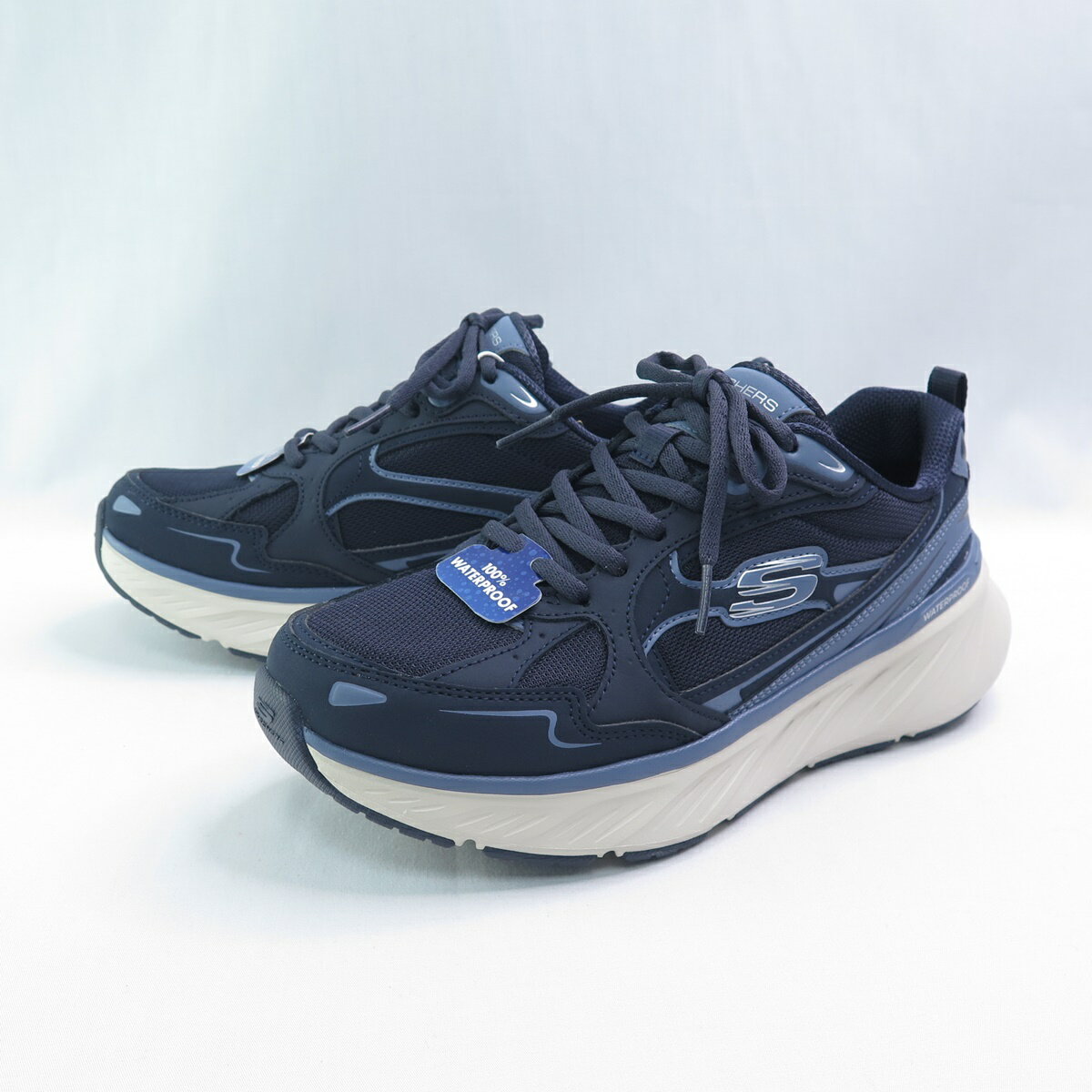 Skechers 150498NVY 女休閒鞋 Edgeride-Misty Skies 鞋頭加寬 海軍藍