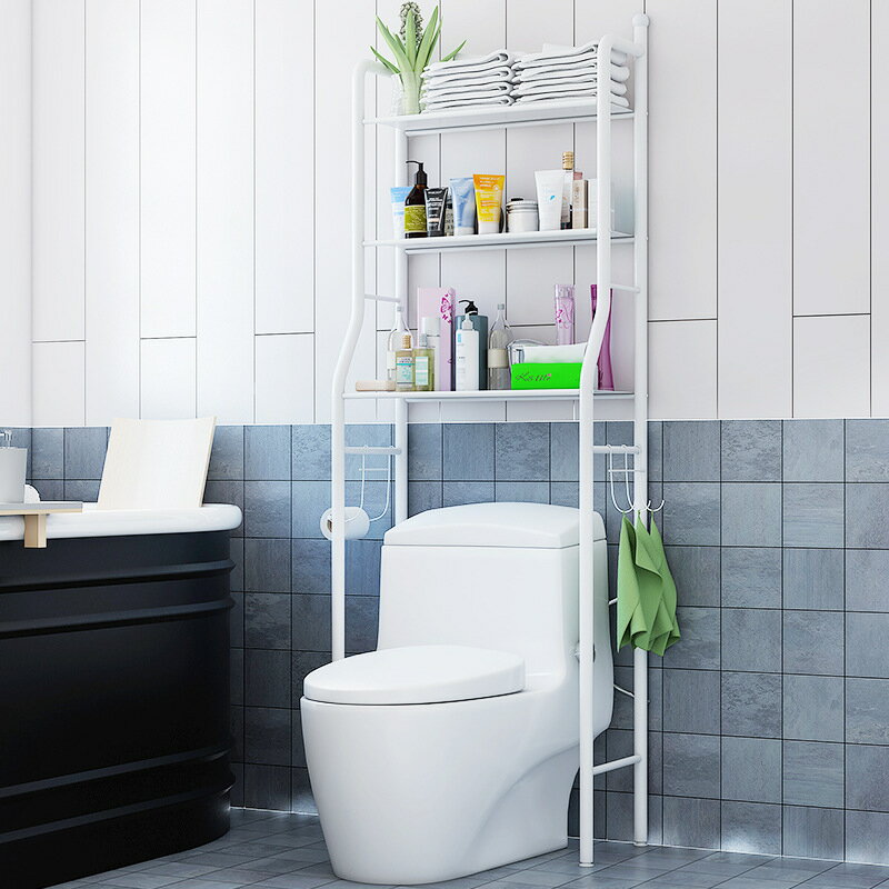 衛生間浴室洗手間廁所置物架落地坐便器馬桶架洗衣機收納架面盆架