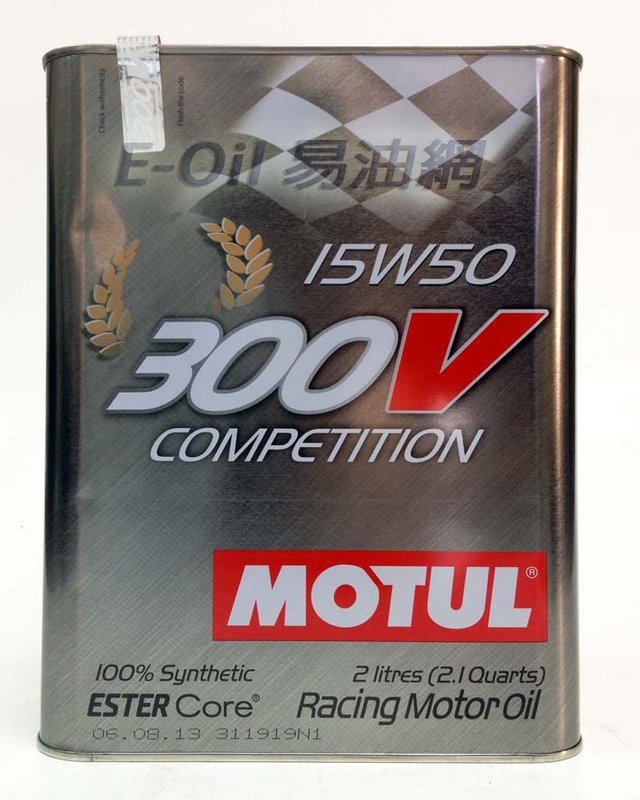 MOTUL 300V COMPETITION 15W50 雙酯 全合成機油 2L
