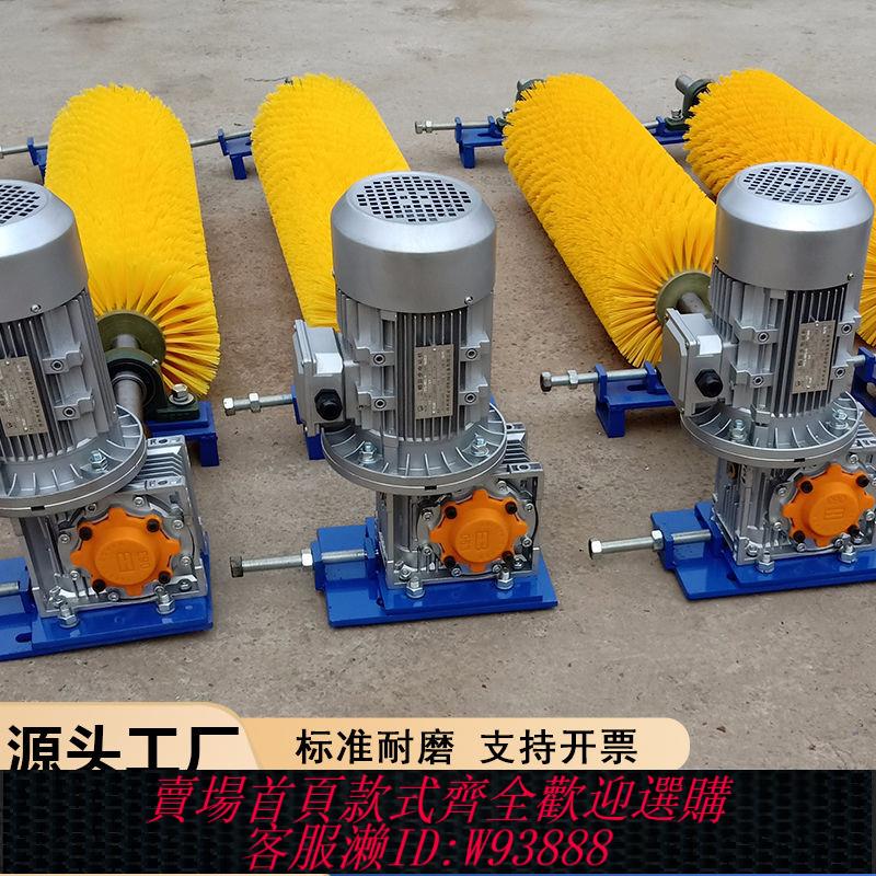 滾筒毛刷 電動滾刷皮帶清掃器耐磨尼龍毛刷輥水泥煤礦砂廠輸送帶旋轉毛刷