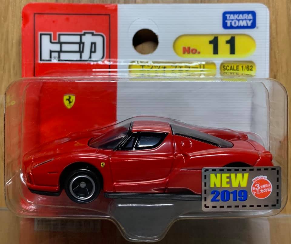 ☆勳寶玩具舖【現貨】Tomica 多美小車 日版 NO .11 法拉利賽車 Ferrari Scale 1/62