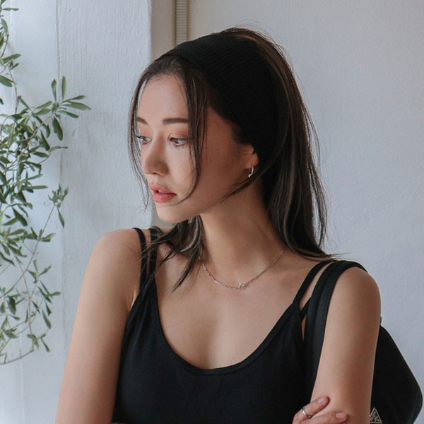 ANNAS 正韓 螺紋 髮帶 寬版 頭巾 頭帶 彈性 針織 棉 多色 百搭 運動 瑜珈 明星 網紅 韓國 2