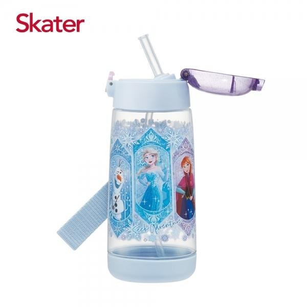 日本Skater PET兒童吸管透明冷水壺(480ml)(4973307690259冰雪奇緣Heart) 465元