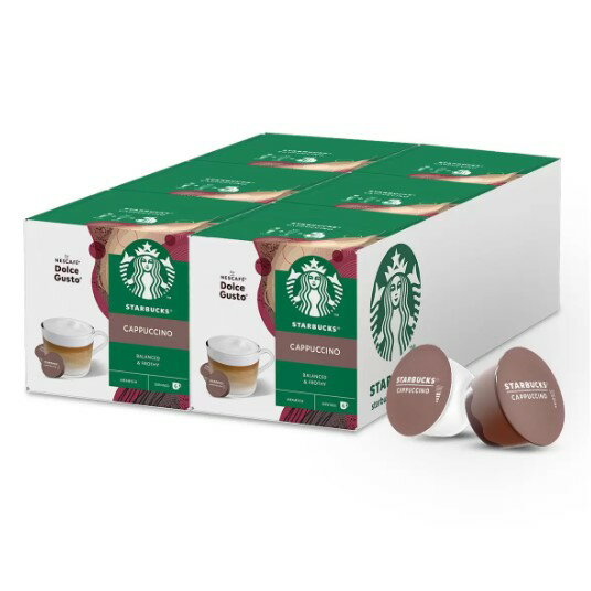 星巴克 卡布奇諾咖啡膠囊 72顆 適用NESCAFE Dolce Gusto機器