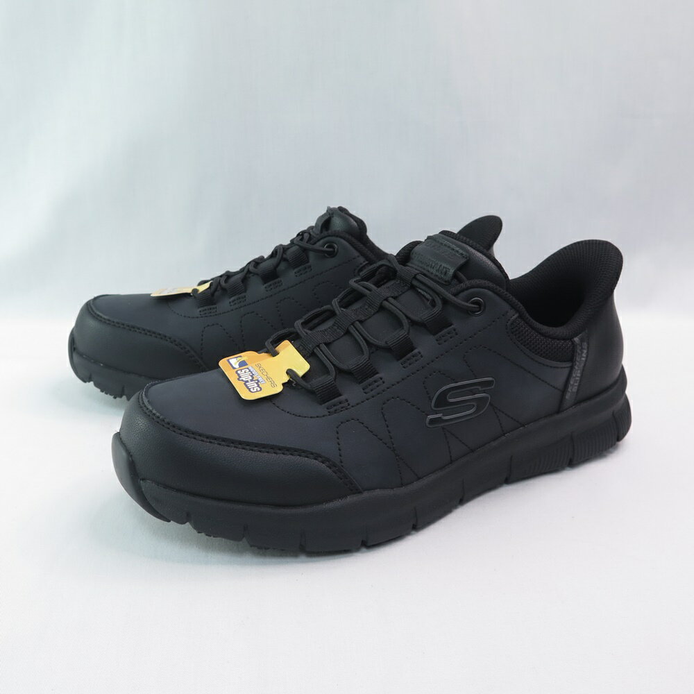 Skechers 200293WBLK 男 工作鞋 NAMPA 防滑 寬楦 瞬穿 黑【iSport愛運動】