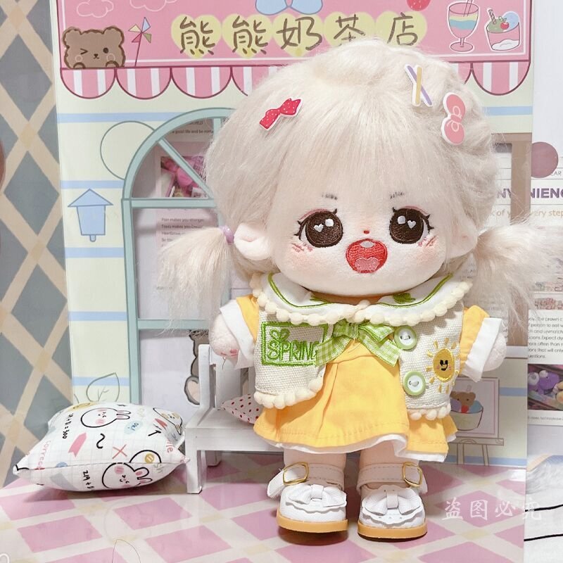 現貨20cm娃衣可愛少女公主裙子20釐米套裝棉花娃娃公仔換裝無屬性