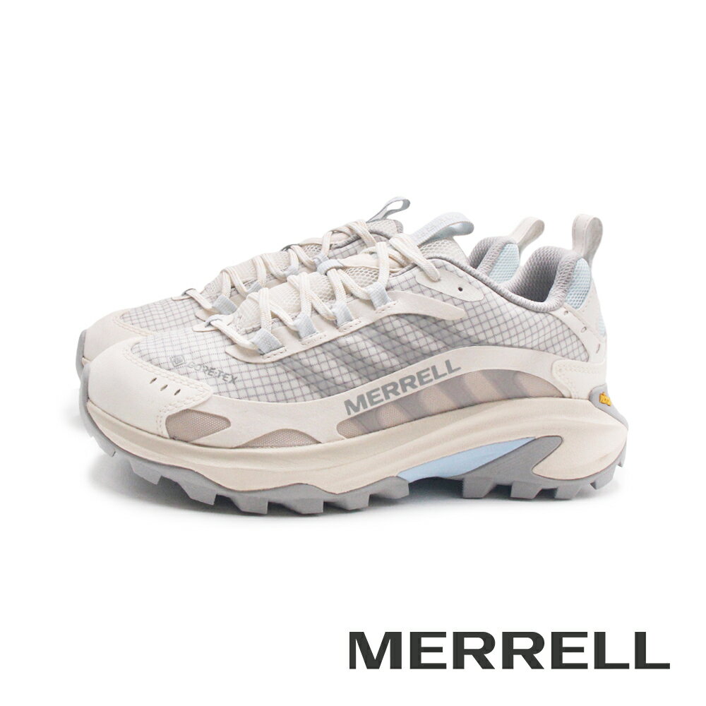 MERRELL(女)MOAB SPEED 2 GORE-TEX抗撕裂防水登山止滑健行鞋 女鞋-灰藍色