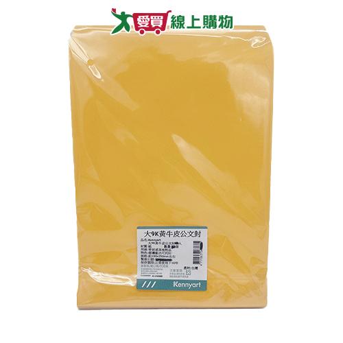 Kennyart 大9K牛皮公文封75入 牛皮紙袋 信封袋 加大【愛買】