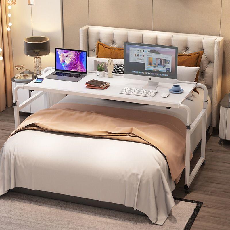 懶人床上出租屋桌一體家用雙人電腦桌床上書桌可移動跨床筆記本桌