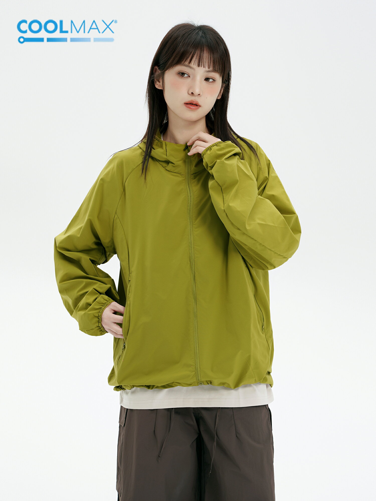 ENHM戶外輕薄COOLMAX防曬衣服男女夏季UPF50防紫外線外套皮膚衣