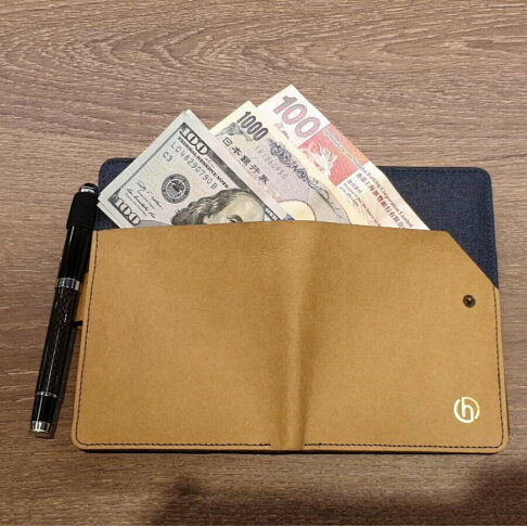 【HARK】 水洗牛皮紙多功能護照夾_內附取卡針可自行加長短掛繩 4