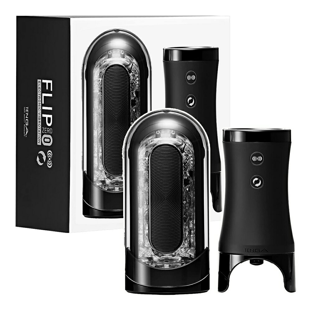 【送270ml潤滑液】TENGA FLIP 0旋震(黑)TFZ-103R