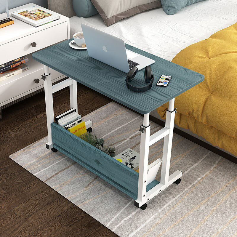 臥室餐桌可升降電腦臺式桌直播家用移動小桌子小飯桌簡約折疊書桌