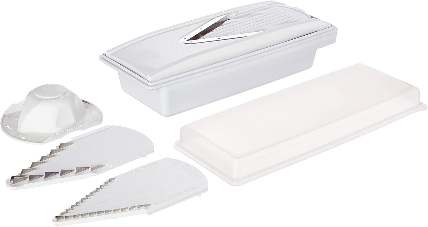 [o美國直購] Swissmar V-5000 Borner 蔬果 食物切片器 V-Prep Mandoline , 7 Piece Set
