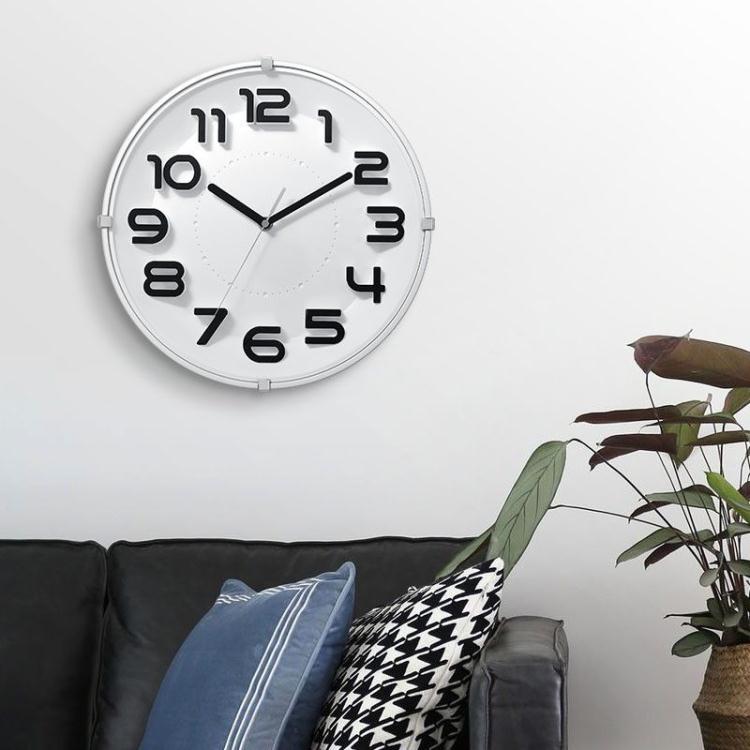 掛鐘 鐘表掛鐘客廳家用時尚時鐘創意簡約大氣掛表掛墻電子石英鐘