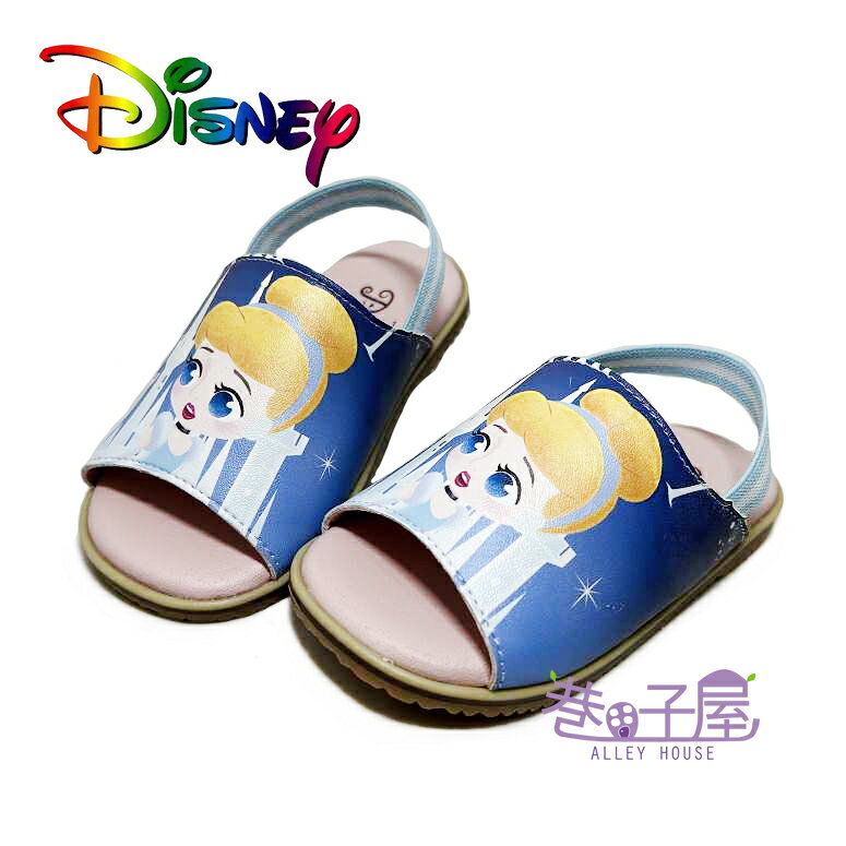 DISNEY迪士尼 童款灰姑娘仙杜瑞拉手工涼鞋 [320075] 藍 MIT台灣製造【巷子屋】