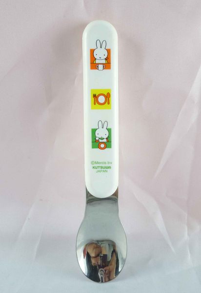 【震撼精品百貨】Miffy 米菲兔米飛兔 湯匙 白 震撼日式精品百貨
