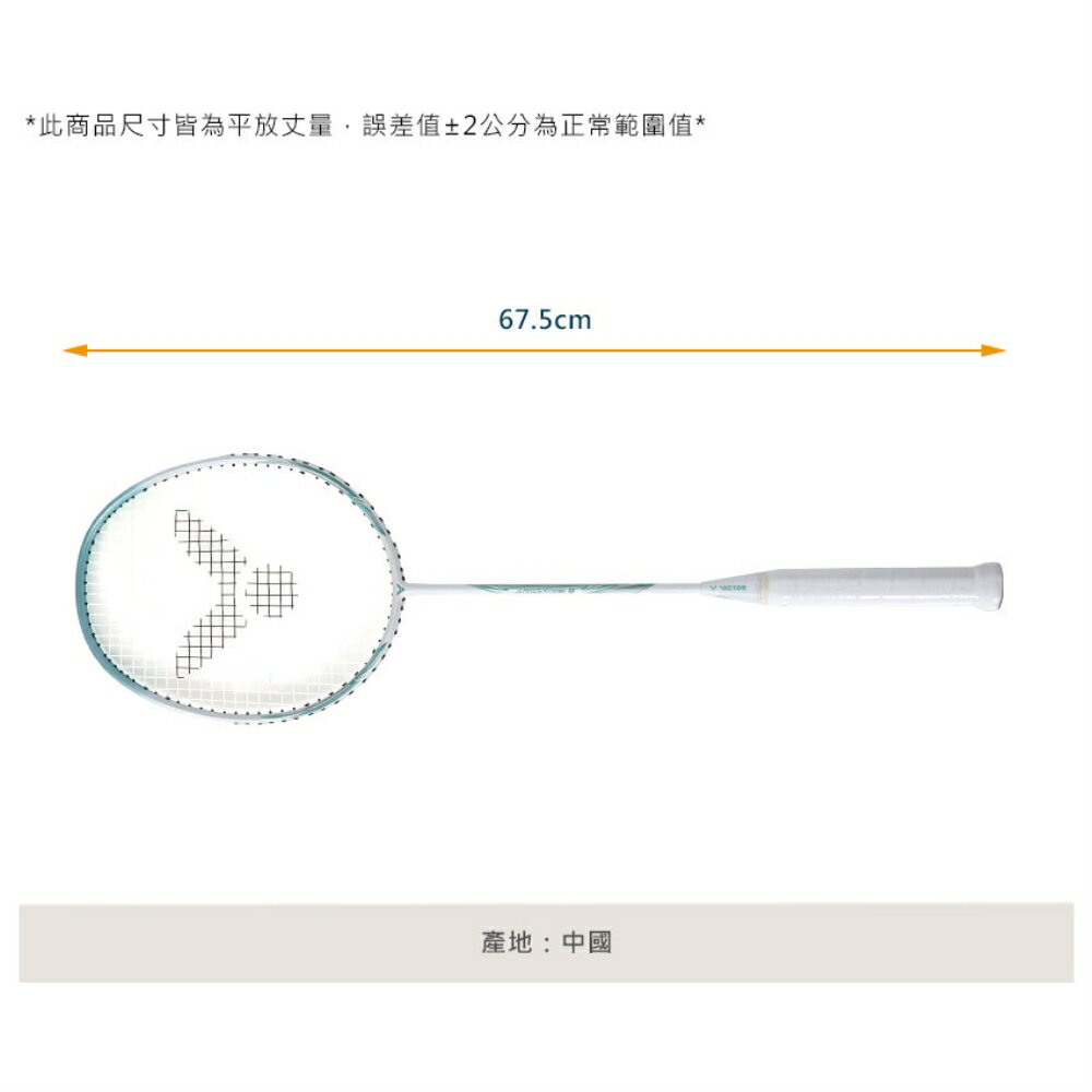 VICTOR 神速羽球拍(羽毛球拍 穿線拍 訓練 勝利 台灣製「ARS-9-R-4U」≡排汗專家≡ 5