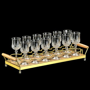 高顏值進口白酒杯家用套裝水晶玻璃個性創意古典高檔奢華一兩酒杯