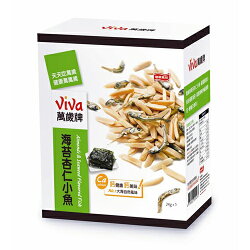萬歲牌海苔杏仁小魚24g*5入/盒【愛買】