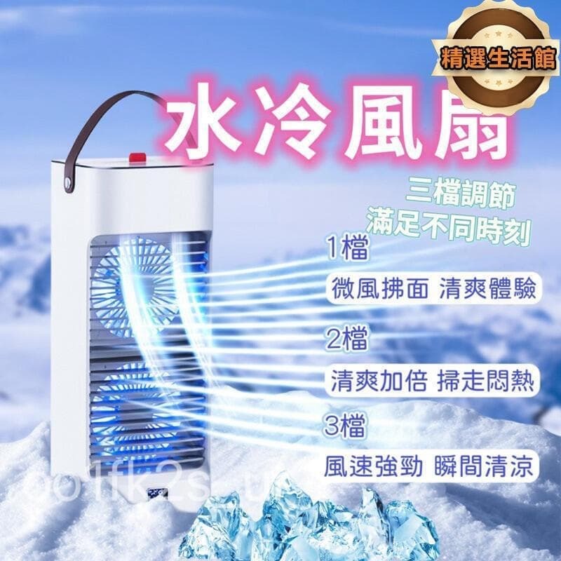 【可開發票】現貨 手提搖頭水冷扇 雙噴霧水冷風扇 移動式冷氣 負離子噴霧 水冷氣 桌面水冷扇 移動空調 小型冷氣機 水