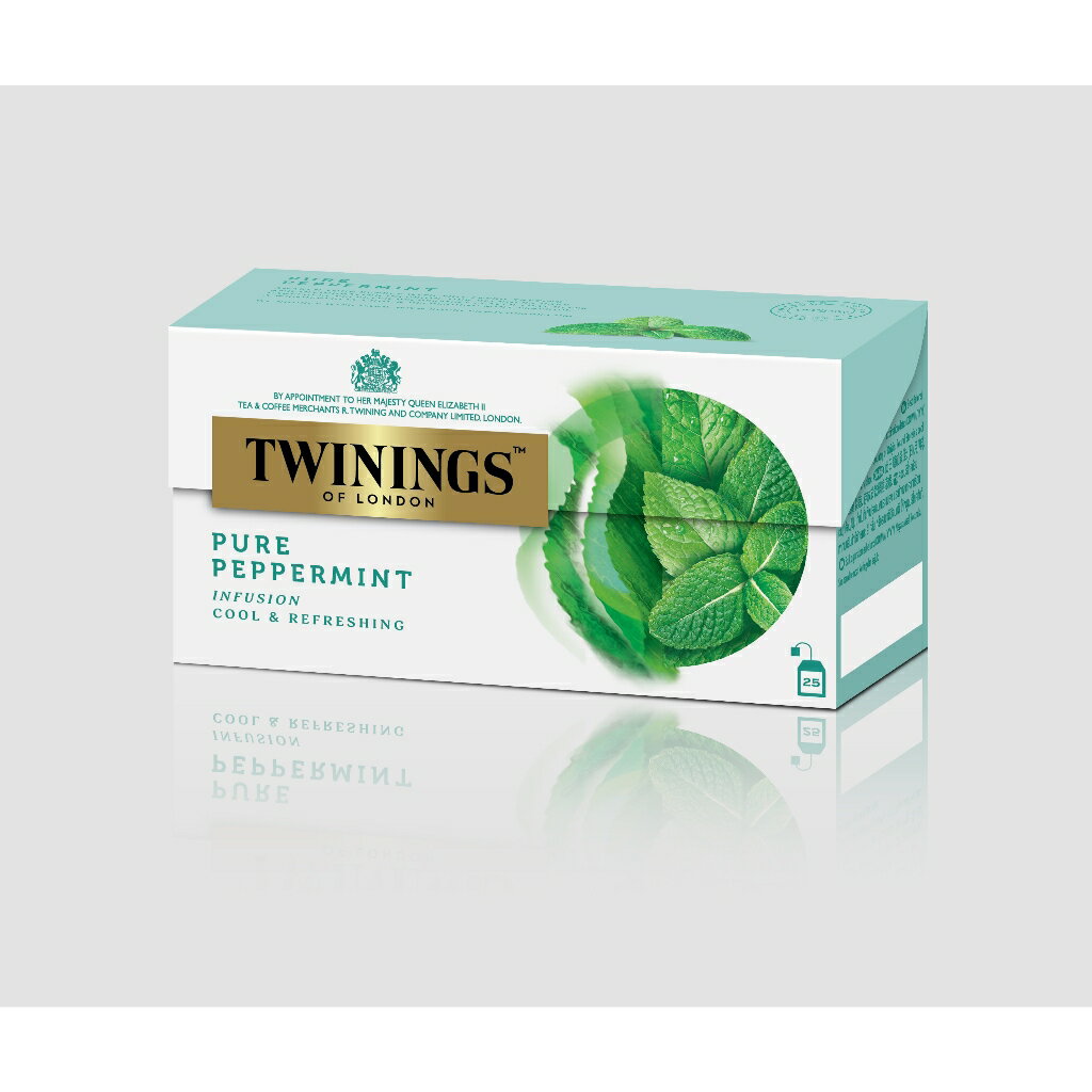 【Twinings】唐寧茶 沁心薄荷茶(2gx25入)【無咖啡因】