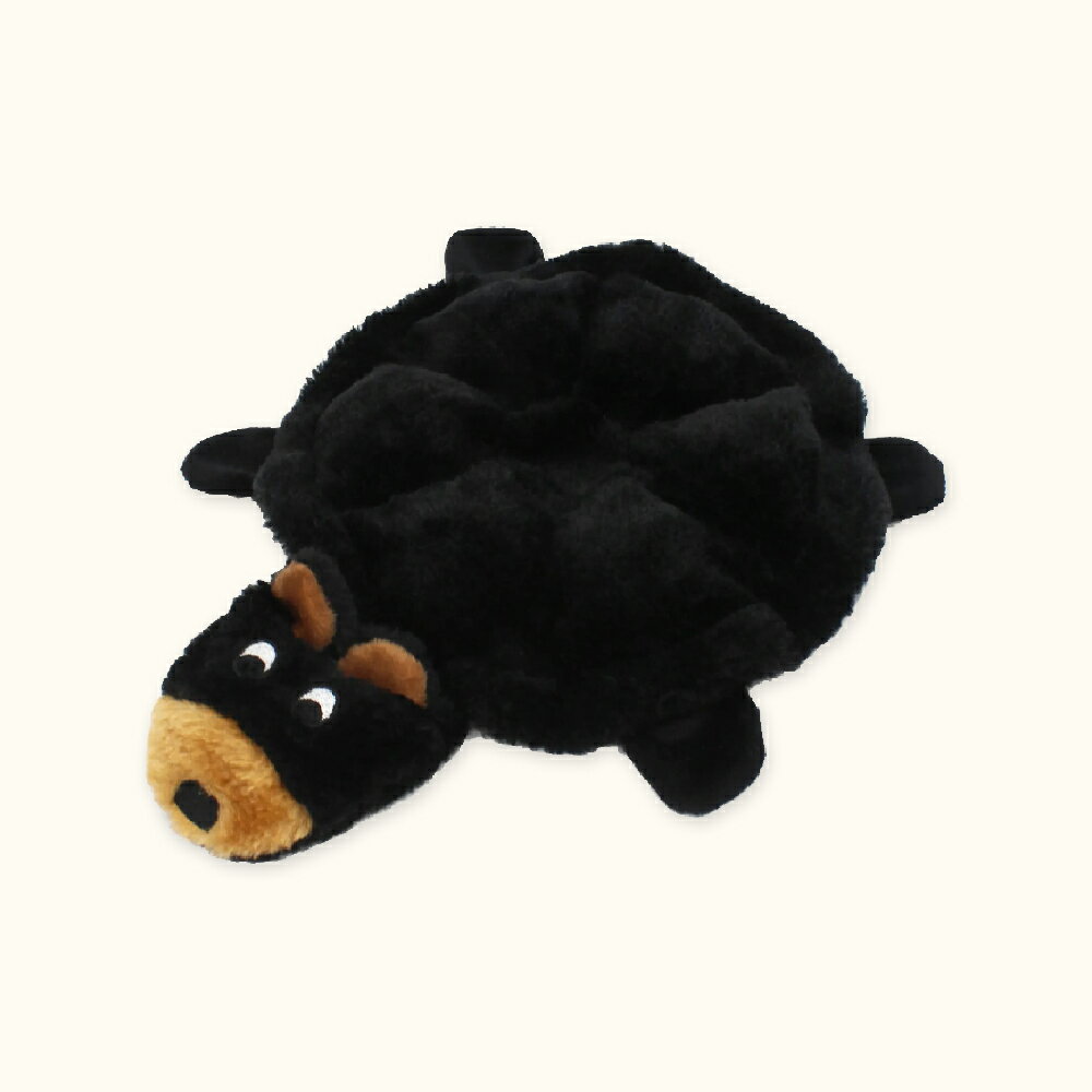 【SofyDOG】ZippyPaws 扁扁布包熊 寵物玩具 有聲玩具 狗玩具
