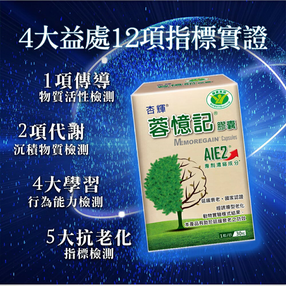 (現貨)(買2送1)杏輝 蓉憶記膠囊 (健康食品 國家認證 延緩衰老 提升專注力 思維清晰 反應靈活) 30粒/盒x2 專品藥局 【20205593】 5