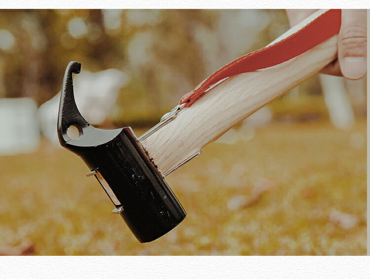 戶外露營鐵捶子野營帳篷多功能輕便地釘錘拔釘器釘地釘錘 9